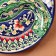 Menzhitsa Rishtan ceramics "Flowers", 32 cm, 2 section, blue
