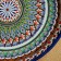 Largan Rishtan ceramics "Patterns", 31 cm, blue