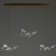 Bayerlux "Butterfly" LED 18W 3000-6000K gold 20x15x4 cm