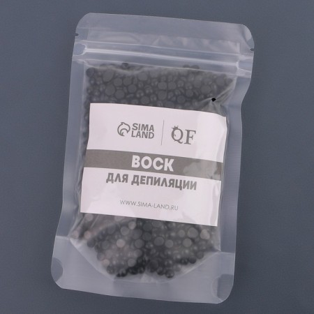 Wax for depilation, film, in granules, 100 g, black color-8
