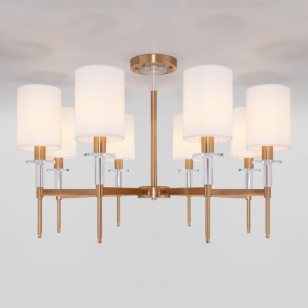 Classical ceiling chandelier Brielle, 40W, E14, 81.5x81.5x53.5 cm