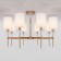 Classical ceiling chandelier Brielle, 40W, E14, 81.5x81.5x53.5 cm