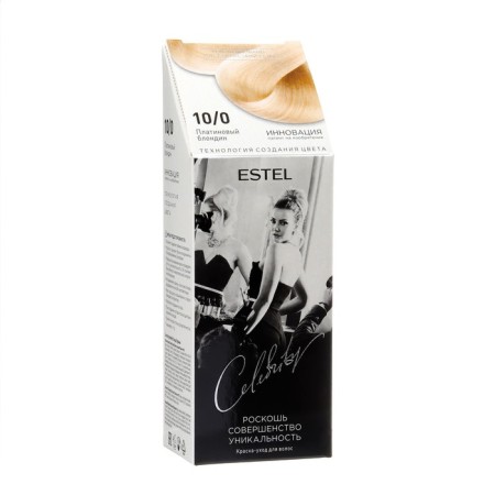 Excuse Hair Extension Estel Celebrity tone 10/0, platinum blonde