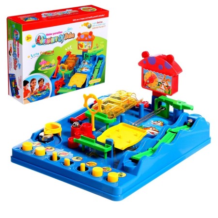 Board game for the logic "Funny Labyrinths", 3+