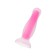 Anal plug glowing in the darkness of John Glow, waterproof, silicone, transparent, 12.5 cm