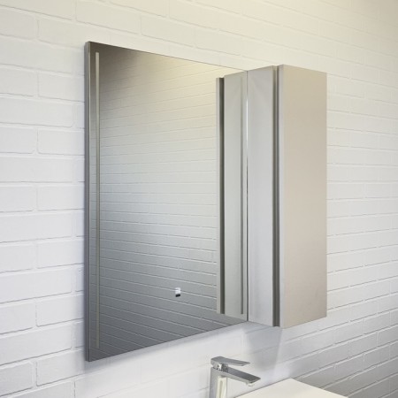 Comforty Bilbao-80 Mirror Comfort Gray Silk, LED backlighting