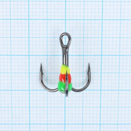 Namazu traffic ralom hook, with a drop and stone, 8 (int), GRO color, in a package of 5 pcs.-1