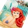 Application "Princess", soft mosaic, 17 × 23 cm