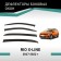 Defly window deflectors for Kia Rio X-Line, 2017-2022