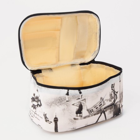 Lightning cosmetic bag, gray color-2