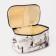 Lightning cosmetic bag, gray color