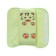 A cushion on the safety belt "Tigerok", light green with orange paws