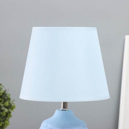 Table lamp "Weaving" 1x40W E14 Blue 19.5x19.5x35.5cm-2