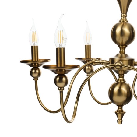 Milano chandelier 6he14 40W bronze 68x68x79 cm-7