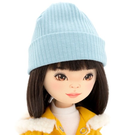 Lilu soft doll "in a mustard -colored park", 32 cm-3