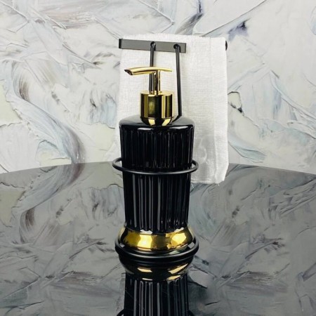 Kitchen Lenardi kit: dispenser, napkin, on a stand, porcelain