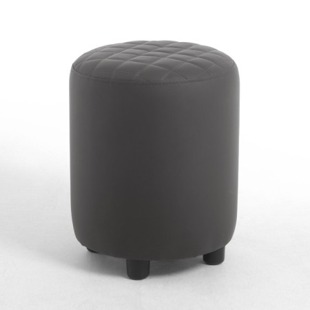 Puff "Yokki", eco -leather brown