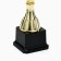 Cup 175, award figure, gold, plastic stand, 26.2 x 9.5 x 7.7 cm.