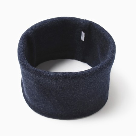Snood for children, jeans color, size 50x22 cm