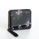 Women's wallet with lightning, black color