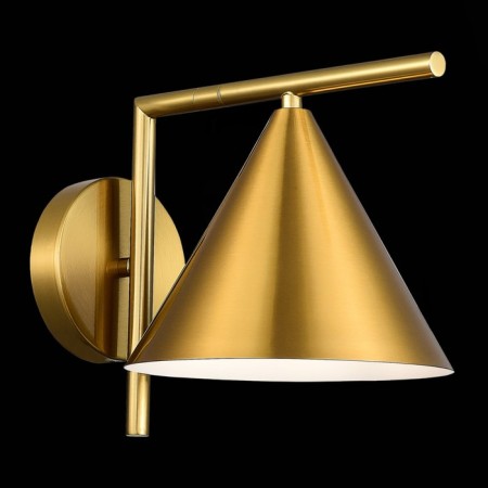 Sconces st. SL1007.201.01. Dizzie. 1x40 watts, E27, 20x22 cm, brass color-3