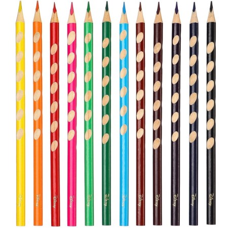 Colored pencils, 12 colors, trihedral, cold heart-2