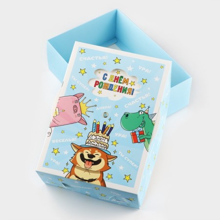 Folding box "Happy Birthday", 21 x 15 x 7 cm-3