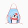 Apron for children for creativity Ethel "Happy Penguin", 49 x 39 cm, 100% p/e