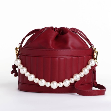 Cross-Bodi bag, cord department, burgundy color