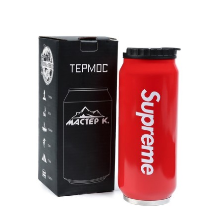 Thermal circle, 400 ml, Bank "Master K. Supreme", saves heat 8 hours, 7.6 x 19.3 cm