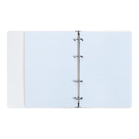 Notebook A5, 80 sheets, on 4 rings, a leopard notebook, cover coated cardboard, glossy lamination, rounded corners-5