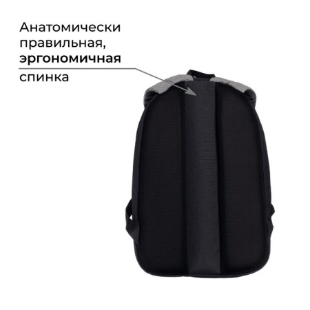 Youth backpack, 38 x 28 x 19 cm, ergonomic back, calligrata e "cats"-2