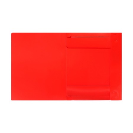 A4, 500MKM, calligrata elastic band on elastic band, root of 25 mm, up to 230 sheets, embossing "sand", red-12