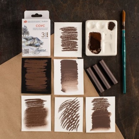 ZHK sauce "Ladoga" brown, 3 pieces, in a cardboard box-1