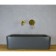 Sink 1010-Gm, 480 x 380 mm, without a hole for the mixer, without overflow, dark gray