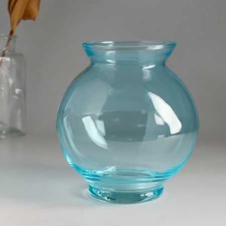 Landysh-1 candlestick turquoise 14x14 cm, 1350 ml Mix-2