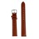 Watch strap, 16 mm, genuine leather, L-20 cm, brown