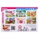 Cubes "princesses" cardboard, 6 pieces, according to the Montessori methodology