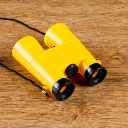 Binoculars 6x, childish, plastic, neck lace, mix, 11x13 cm-5