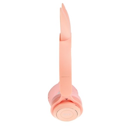 Wireless headphones Y08R, invoices, children's, BT 5.1, backlight, 400 mAh, pink-4
