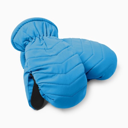 Winter children's mittens minku, blue color, 18cm