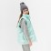 Children's ’width minku, green color, height 140 cm