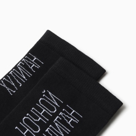 Men's socks "hooligan" p. 41-44 (27-29 cm), black-1