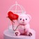 Soft toy "Bear in a cage", bear, color mix