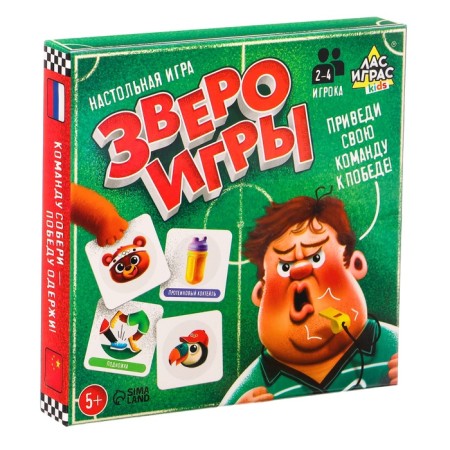 Board game for children for attention "St. Beuns", 2-4 players, 5+-6