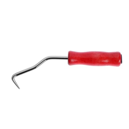Hook for knitting the tundra reinforcement, wooden handle, 210 mm-5