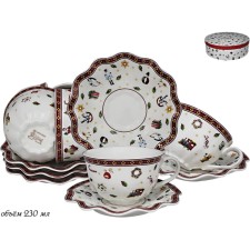Tea set of Lenardi, 12 items