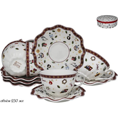 Tea set of Lenardi, 12 items