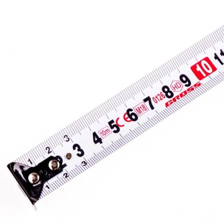 Roulette Gross KomFortabel 32564, rubberized case, 10 m x 25 mm-2
