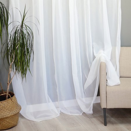 Witerra 300x285cm curtain, white, veil, PE100%